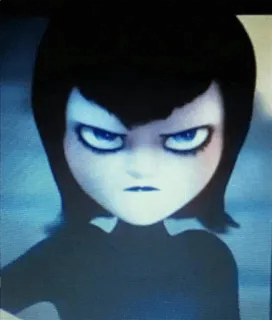 🌸 62d8b599 Mavis Dracula Hotel Transylvania Mavis, Dracula, Hotel Transylvania, kartun, vampir, animasi, film telegram sticker