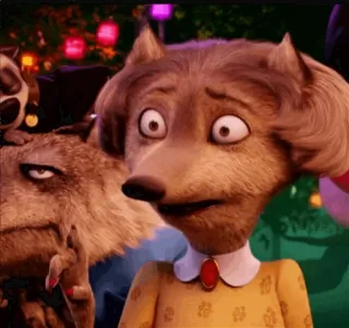 🐻 663235a3 serigala, kartun, binatang, karakter, furry telegram sticker