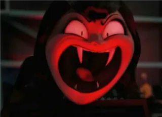 🌸 ceba759b Kartun, Vampir, Monster, Menakutkan, Marah, Horor telegram sticker