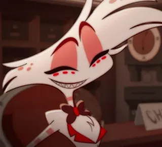 💝 1ce2fd92 Angel Dust Hazbin Hotel Hoạt hình, Anime, Hài hước, Ác quỷ, Khách sạn, Hazbin telegram sticker