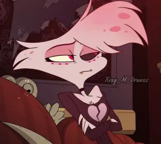 💝 26e0695e Angel Dust Hazbin Hotel Hazbin Hotel, Angel Dust, Phim hoạt hình, Hoạt hình, Nhân vật telegram sticker