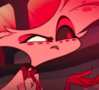 💝 29f7f11e Angel Dust Hazbin Hotel Angel Dust, Hazbin Hotel, Hoạt hình, Ác quỷ telegram sticker