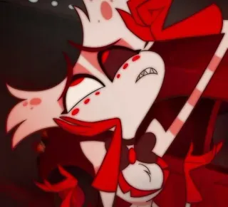 💝 40b2d5a5 Angel Dust Hazbin Hotel Hazbin Hotel, Angel Dust, Phim hoạt hình, Nhân vật telegram sticker