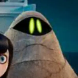 🖤 2e70c1f8 Murray the Mummy Hotel Transylvania mummia, mostro, cartone animato, Hotel Transylvania, Murray whatsapp sticker