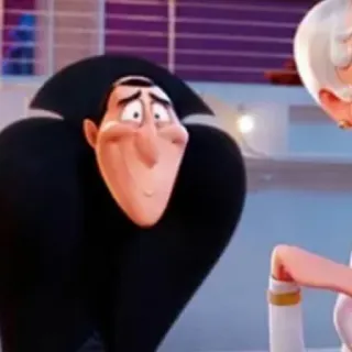 🖤 5f7be8d0 Dracula Hotel Transylvania animazione, cartone animato, film, commedia, famiglia, mostro, hotel, Dracula whatsapp sticker