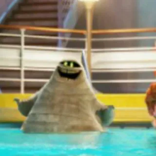 🕸 7b820b7b Blobby Hotel Transylvania cartone animato, animazione, personaggio, blob, hotel transylvania, mostro, film whatsapp sticker