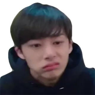 😒 68591aaf 脸, 表情, 沮丧, 青少年, 年轻男子, 肖像, 休闲 telegram sticker