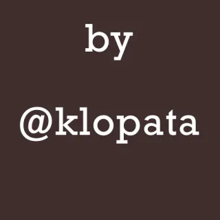 Kuritos by @Klopata whatsapp stickers