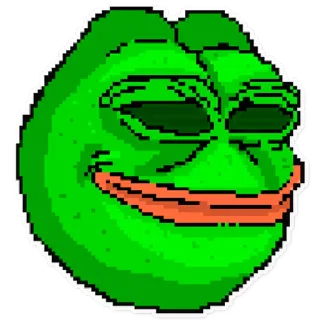 🐸 b5dbd59a Pepe the Frog żaba, mem, internet, pepe telegram sticker