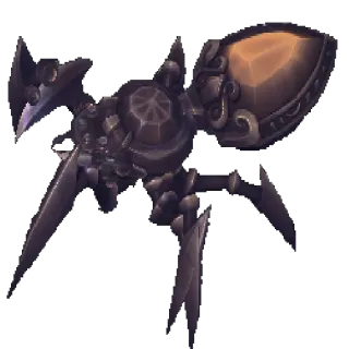 🕷 30c96ad7 insecte, fantaisie, créature, artificiel, mécanique, construction telegram sticker