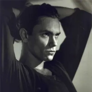 🔱 31c7db27 retrato, hombre, blanco y negro, persona, masculino, modelo telegram sticker