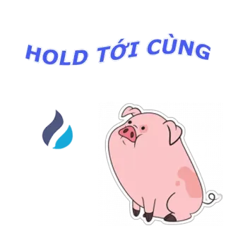 😃 f8ee0237 HOLD TỚI CÙNG maiale, animale, cartone animato telegram sticker
