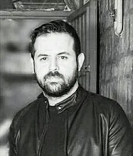 🙂 6cede7f2 uomo, ritratto, giacca di pelle, barba, adulto, persona telegram sticker