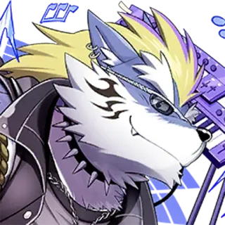 😎 3e1ff20c 兽迷, 狼, 动漫, 贴纸, 角色 telegram sticker