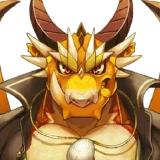 🙂 4c8a6d6b 龙, 兽人, 毛茸茸, 奇幻生物, 怪物 telegram sticker