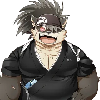 ✨ 9f99fcd1 ほ月 兽人, 兽迷, 动物, 角色 telegram sticker