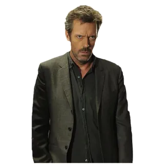 😑 179e704a Dr. Gregory House House дом, доктор хаус, сериал, медицинская драма, врач whatsapp sticker