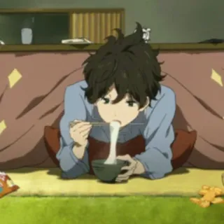 📗 540126d2 comendo, anime, hashis, comida, comida asiática, roupas tradicionais whatsapp sticker