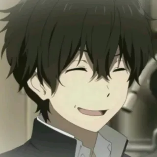 🥗 6b7cfc4d Anime, Menino, Sorriso, Alegre, Amigável, Adolescente, Desenho animado whatsapp sticker