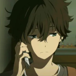 🥑 b61705e4 Anime, Garoto, Retrato, Adolescente, Desenho animado, Mangá, Personagem whatsapp sticker