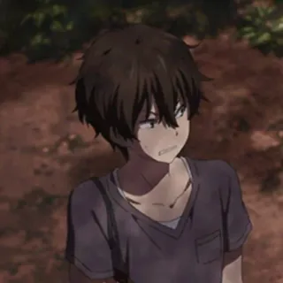 🐉 bed44925 Anime, Menino, Personagem, Retrato whatsapp sticker