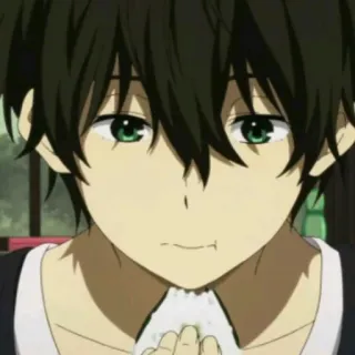 🥗 f6b34805 Anime, Desenho animado, Retrato, Onigiri, Comendo, Comida japonesa whatsapp sticker