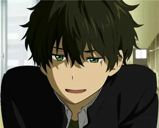 😅 1dbd845f Houtarou Oreki Hyouka アニメ, 男の子, キャラクター, 氷菓 telegram sticker