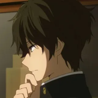 ➖ 91e38b86 Anime, Chico, Personaje, Uniforme escolar telegram sticker