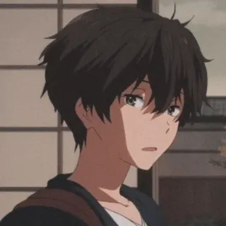 📜 1238c063 Houtarou Oreki Hyouka Anime, Hyouka, Manga, Oreki Houtarou, Houtarou, Jepang, Karakter telegram sticker