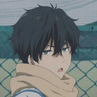 📜 234c136e Anime, Karakter, Ilustrasi, Syal, Anak laki-laki telegram sticker