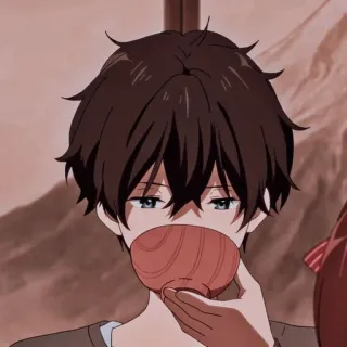 📜 42df8c90 Anime, Anak laki-laki, Minum, Animasi, Kartun telegram sticker