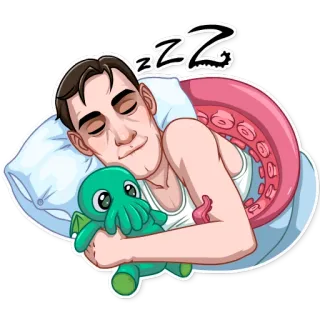 H. P. Lovecraft telegram stickers