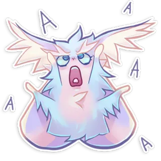 😠 c9ac30e5 AAAA Kartun, Abstrak, Lucu, Kocak, Teriak, Terkejut, Bingung telegram sticker