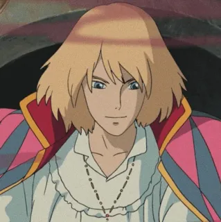 😈 2bd7caa2 Howl Howl's Moving Castle Anime, Fantasy, Tovenaar, Ghibli, Howls Moving Castle, Howl, Animatie telegram sticker