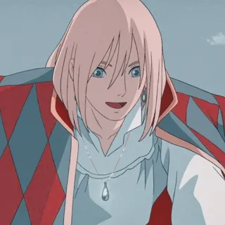 😀 61b45f52 Howl Howl's Moving Castle Anime, Personage, Magie, Fantasy, Studio Ghibli telegram sticker