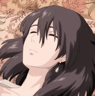 😴 cfa9e176 Howl Howl's Moving Castle Anime, Howls Moving Castle, slapen, personage, Studio Ghibli telegram sticker