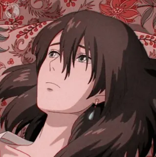 ☹️ f4720f8a Anime, Meisje, Esthetiek, Animatie telegram sticker