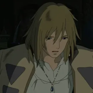 🔮 0c7e8f38 Howl Howl's Moving Castle Anime, Karakter, Pirang, Howl's Moving Castle telegram sticker