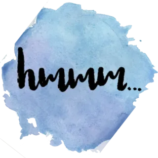 😋 57a0c332 hmmm... 思考, 问题, 沉思, 嗯, 好奇, 深思熟虑 telegram sticker