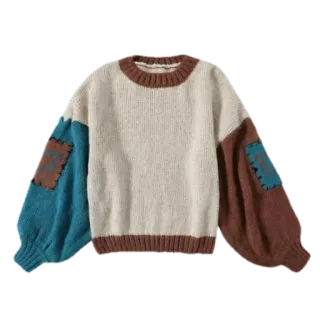 🤩 02312252 Pullover, Kleidung, Mode, Bekleidung, Strickware, Patchwork telegram sticker