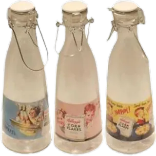 🤩 02b519bb SHRIM! Kellogg's, Cornflakes, Frühstück, Müsli, Vintage, Retro, Essen telegram sticker