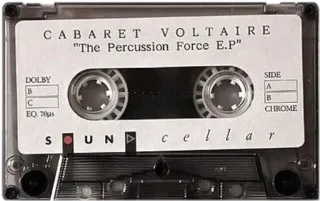 🤩 6d2455cf The Percussion Force E.P CABARET VOLTAIRE "The Percussion Force E.P" DOLBY B C EQ. 70μs SOUND cellar Kassette, Musik, Cabaret Voltaire, Vintage, Audio, 80er, Retro, Sound Cellar telegram sticker