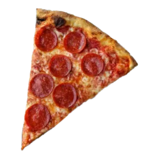 🤩 d668ebb4 Pizza, Peperoni, Essen, Stück, Italienisch, Abendessen, Mittagessen telegram sticker