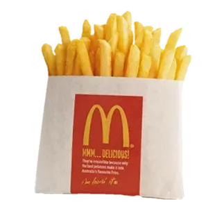 🤩 e7ea4290 MMM... DELICIOUS!
They're irresistible because only
the best potatoes make it into
Australia's Favourite Fries.
I'm lovin' it® McDonald's, Pommes, Essen, lecker, Fast Food, Kartoffeln telegram sticker
