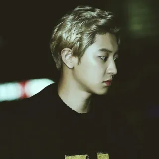 🇩🇴 b927781f homem, retrato, kpop, asiático, cabelo loiro, pessoa, masculino telegram sticker