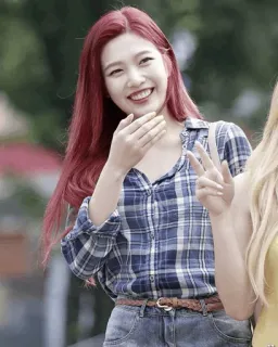 🥂 73b3cfd8 woman, kpop, red velvet, joy, singer, celebrity telegram sticker