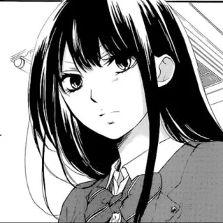 🖤 95915cc5 อนิเมะ, มังงะ, นักเรียนหญิง, ผู้หญิง, ตัวละคร, ภาพประกอบ telegram sticker