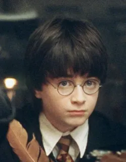 ❤ 2269b3a1 Harry Potter แฮร์รี่ พอตเตอร์, พ่อมด, เวทมนตร์, แดเนียล แรดคลิฟฟ์, เด็ก, เด็กผู้ชาย, แว่นตา telegram sticker