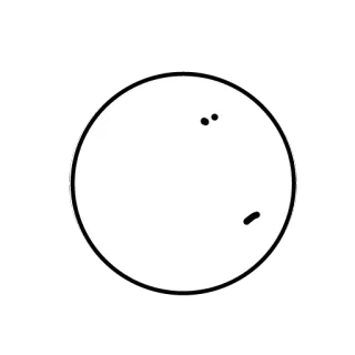 😕 1672e542 cerchio, bianco, astratto, minimalista, forma, semplice telegram sticker