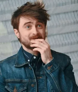 🐚 ade2bd78 Daniel Radcliffe pessoa, ator, celebridade, retrato, homem, homem whatsapp sticker